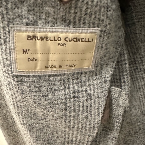 Brunello Cucinelli Deconstructed Wool / Cashmere Blend Blazer - Picture 11 of 12